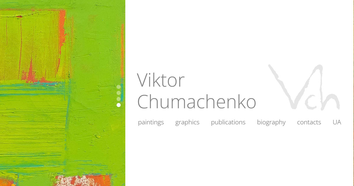 Open-Graph-Vorschau der Website von Viktor Chumachenko